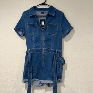 NWT Denim Romper